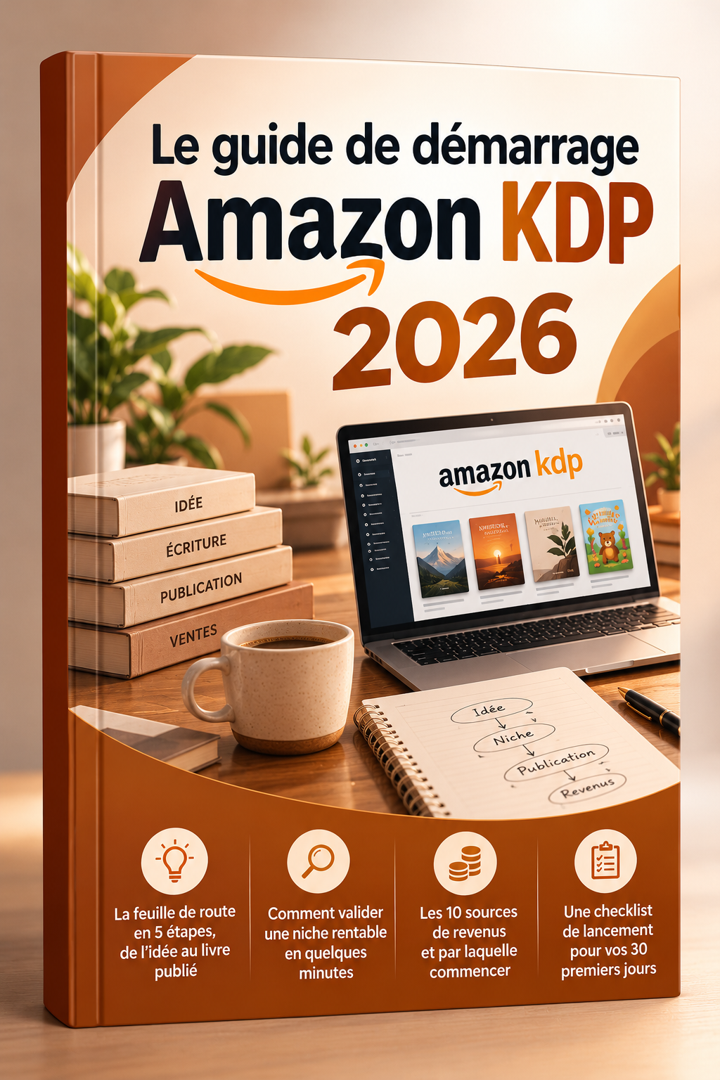 Couverture de l'eBook gratuit de démarrage KDP